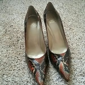 Stuart Weitzman Snakeskin Heels
